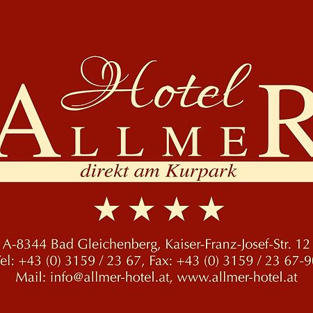 Hotel Allmer Bad Gleichenberg Exterior foto